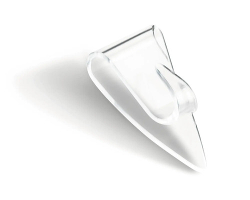 Priehľadný lepiaci háčik