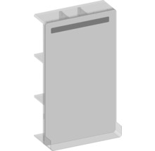 LED zrkadlo do kúpeľne s osvetlením Devo Sonus 2.0 55,5 x 94 cm IP 44 biela/čierna SO2-LU55x94x27-F01