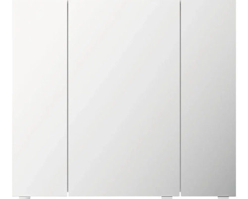 Zrkadlová skrinka s tromi dvierkami do kúpeľne