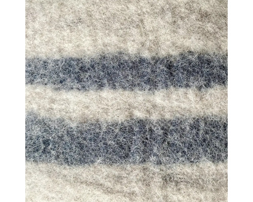 Detailný pohľad na pruhovanú vlnenú deku