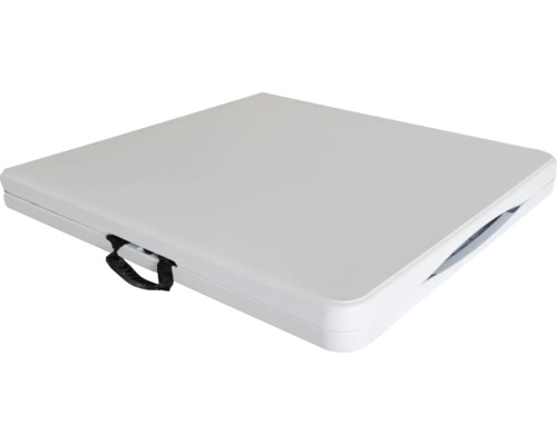 Zložený skladací stôl s držadlom