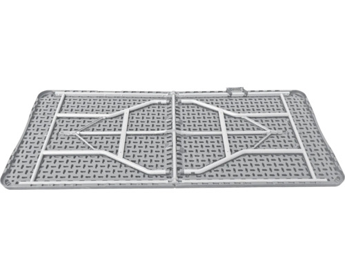 Skladací stôl so skladacím oceľovým rámom