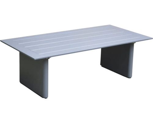 Moderný stôl s vrúbkovaným dizajnom a obdĺžnikovou doskou