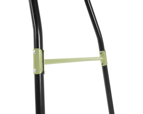 Detail kovovej konštrukcie so stabilizačnými prvkami