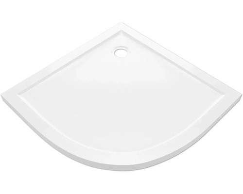 Sprchová vanička Aurlane Pure 90 x 90 x 4 cm biela protišmyková povrchová úprava FAC374
