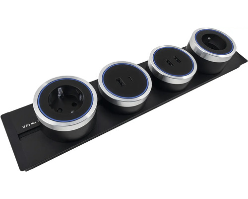 Predlžovací kábel so zásuvkami a USB portami