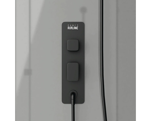 Sprchový panel Aurlane s dvoma štvorcovými tlačidlami