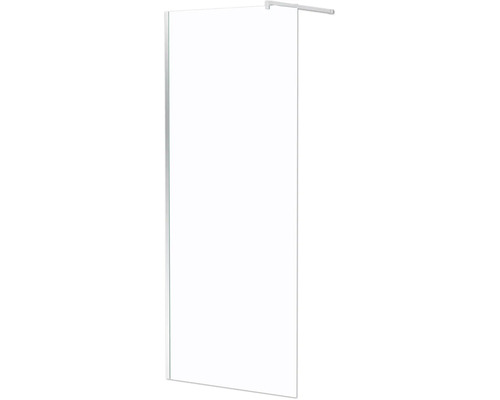 Sklenená sprchová stena s podpernou tyčou