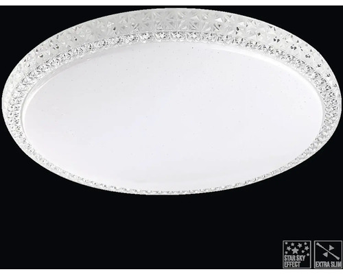 Okrúhle stropné svietidlo s efektom hviezdnej oblohy a extra plochým dizajnom