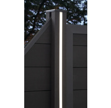 Stĺpik plota s integrovaným LED osvetlením