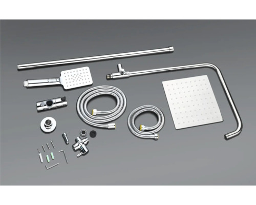 Súprava sprchovej hlavice s tyčou a hadicou