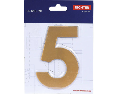 Domové číslo 5 z kovu