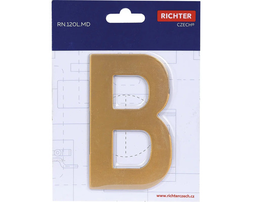 Kovové písmeno B