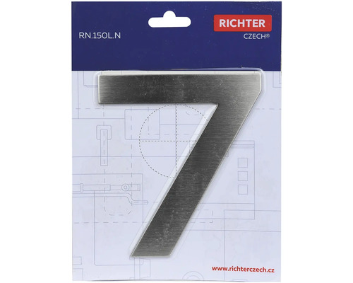 Richter Číslo domu 7 z kovu