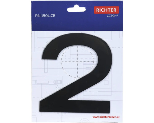 Číslo domu 2 z plastu