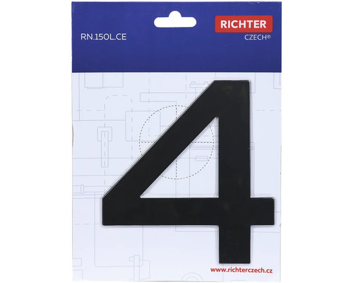 Číslo domu 4 z plastu