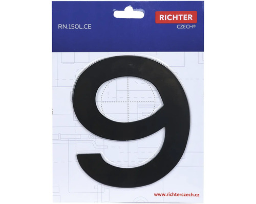 Číslo domu 9 z plastu