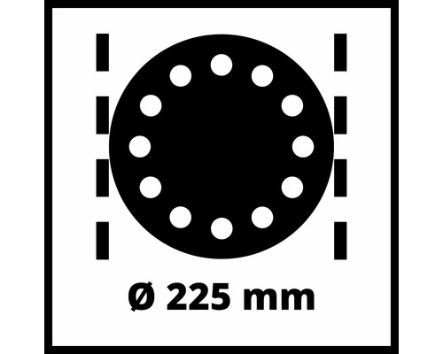 Symbol pre priemer 225 milimetrov