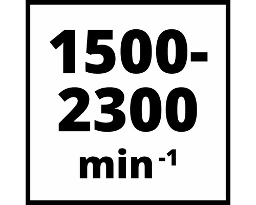1500 až 2300 otáčok za minútu