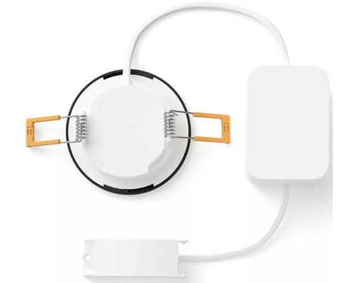 LED vstavané bodové svietidlo s pružinami na upevnenie