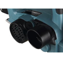 Detail hoblíka Makita DKP180 s odsávaním prachu