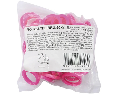 Kľúčový rozlišovač z termoplastického elastoméru, 50 kusov