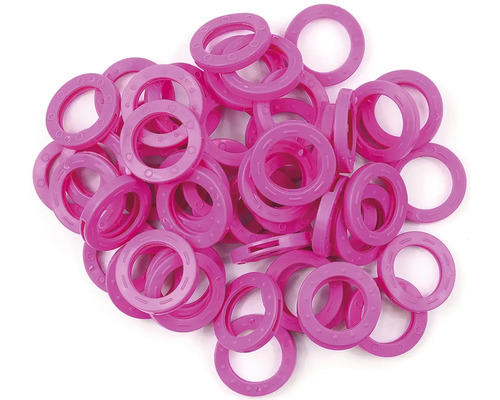 Detail plastových krúžkov na závesy