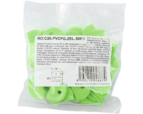 Kľúčové rozlišovače z plastu, 50 kusov