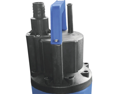 Ponorné čerpadlo s modrou rukoväťou