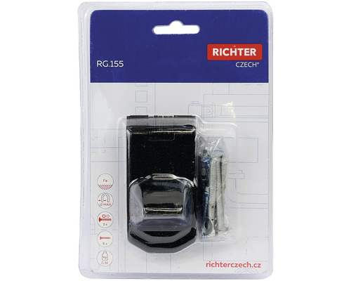 Nábytková závora Richter Czech vrátane montážneho materiálu v balení