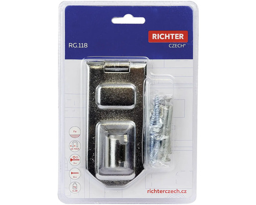 Richter Czech skrinkový zámok vrátane skrutiek v balení