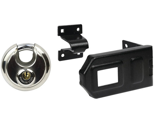 Kotúčový zámok z nehrdzavejúcej ocele s príslušným príslušenstvom