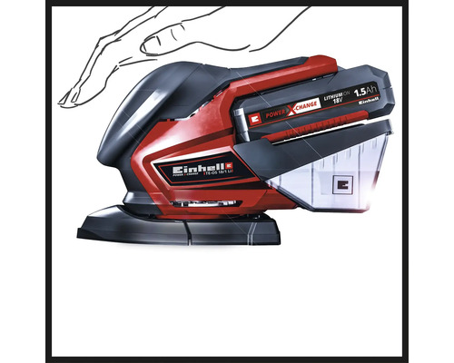 Einhell akumulátorová multifunkčná brúska TE-OS 18/1 Li