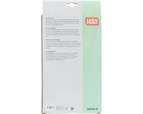 Sieť na príves Carpoint 90x150 cm s veľkosťou ôk 100x100 mm