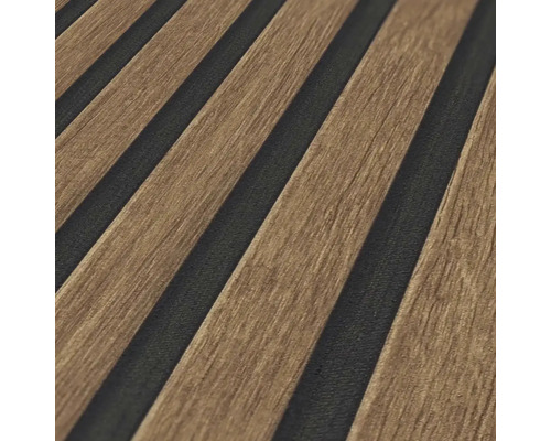 Dekoratívna doska s dreveným dizajnom a perom a drážkou