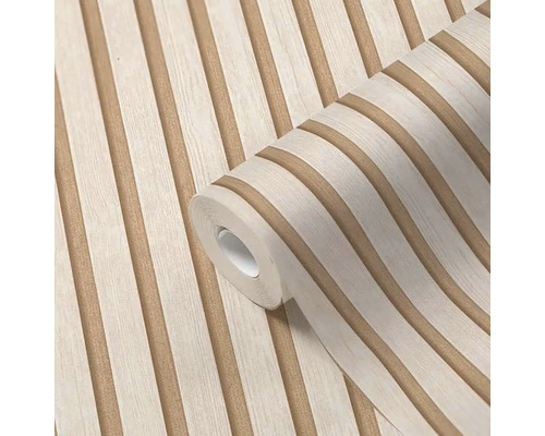 Rola tapety so vzhľadom dreveného obloženia