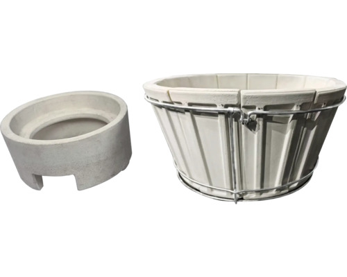 Kamenná pec, kupola a spodná časť z betónu