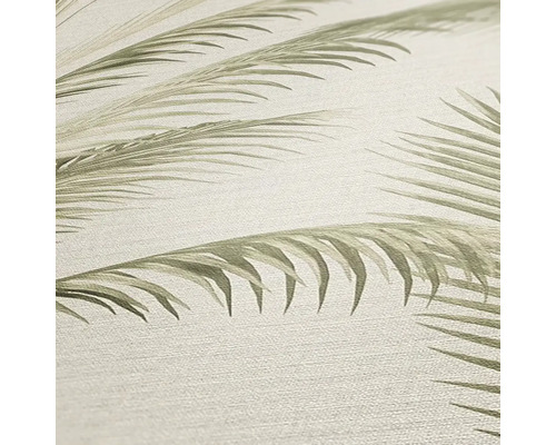 Detail tapety s motívom palmových listov