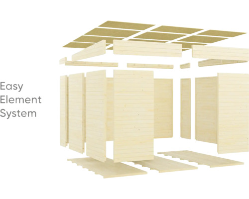 Jednoduchý prvok systém pre drevené konštrukcie