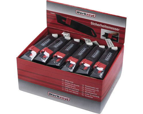 Bezpečnostné nože Werkzeyt v prezentačnom boxe