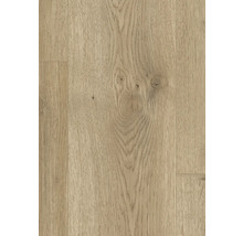 Detail laminátovej podlahy s dreveným vzhľadom