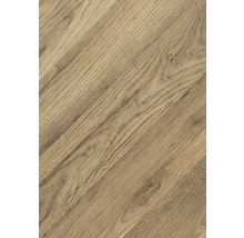 Detail laminátovej podlahy s imitáciou dreva.