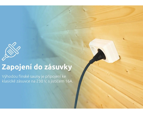 Pripojenie do zásuvky v drevenej stene