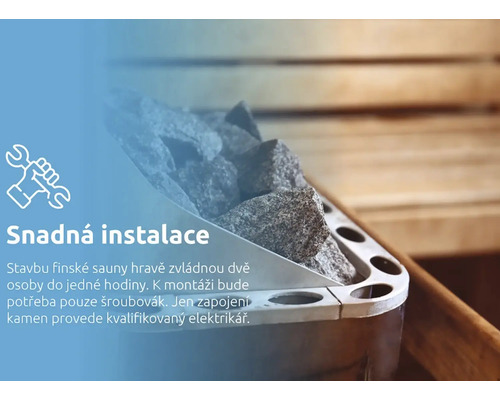 Saunové kamene v saunových peciach