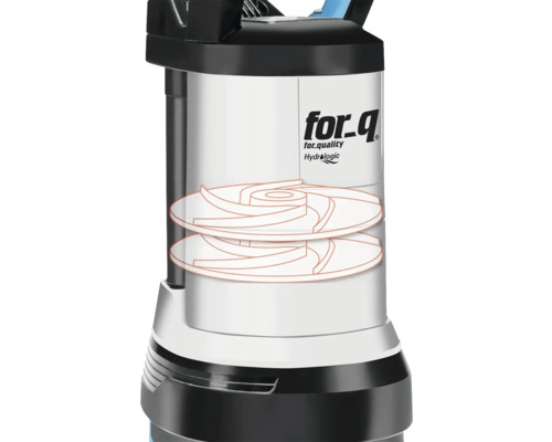 Logo For Q Ponorné tlakové čerpadlo s dvojstupňovým hydraulickým systémom