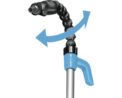 Nastaviteľný kohútik so šípkami označujúcimi smer