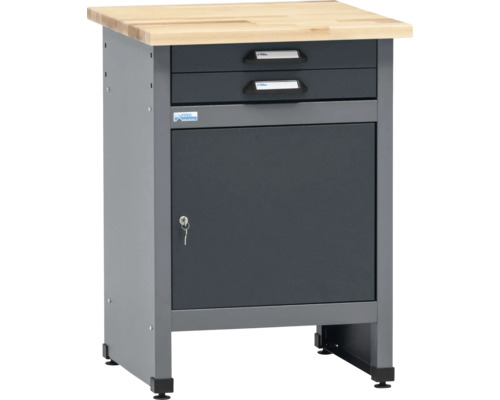 Spodná skrinka ponku s dvoma zásuvkami a uzamykateľnými dverami