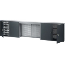 Dielenská skriňa s posuvnými dverami a dierovanou stenou