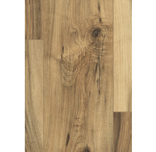 Detail laminátovej podlahy s dreveným vzhľadom
