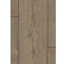 Detail laminátovej podlahy s dreveným vzhľadom